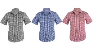 2909S Ladies Brighton Short Sleeve Shirt