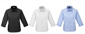 S10521 Base Ladies 3/4 Sleeve Shirt