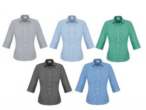 S716LT Ellison Ladies 3/4 Sleeve Shirt