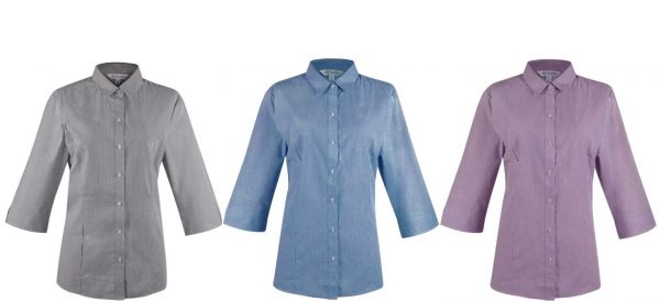 S2901T Ladies Toorak 3/4 Sleeve Shirt