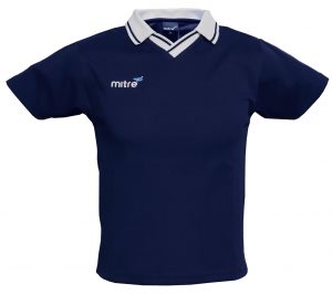 Boys Mitre Genoa Football Jersey -Navy/White