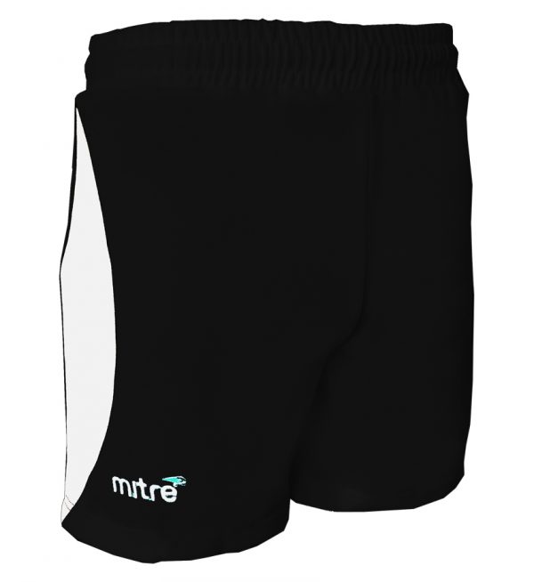 Mitre Reggio Football Shorts-Black/White