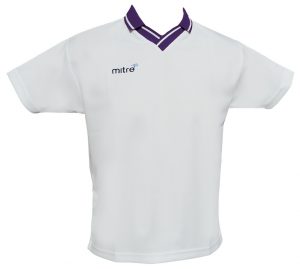 Boys/Mens Mitre Genoa Football Jersey -White/Navy