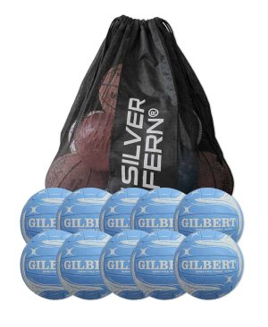 10x SPECTRA T500 NETBALL Balls Size: 5 + FREE MESH BALL CARRY BAG 10x SPECTRA T500 NETBALL Balls