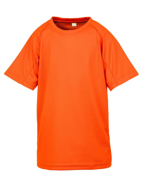 S287B Spiro Kids Impact Performance Aircool T-Shirt - Image 15