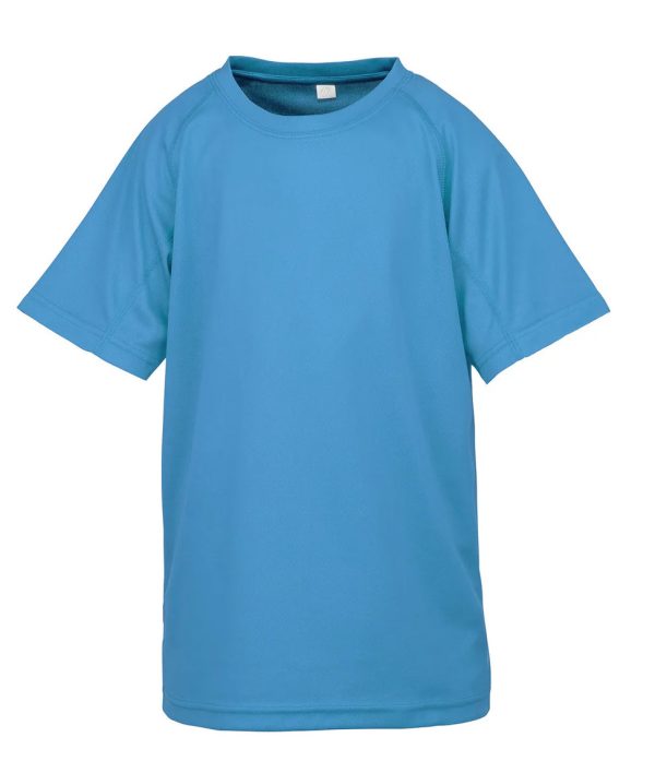 S287B Spiro Kids Impact Performance Aircool T-Shirt - Image 9