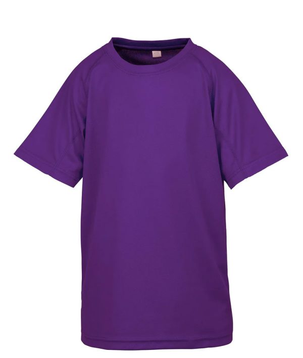 S287B Spiro Kids Impact Performance Aircool T-Shirt - Image 6