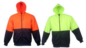 SJ1104 Unisex Adults Hi-Vis Full Zip Hoodie