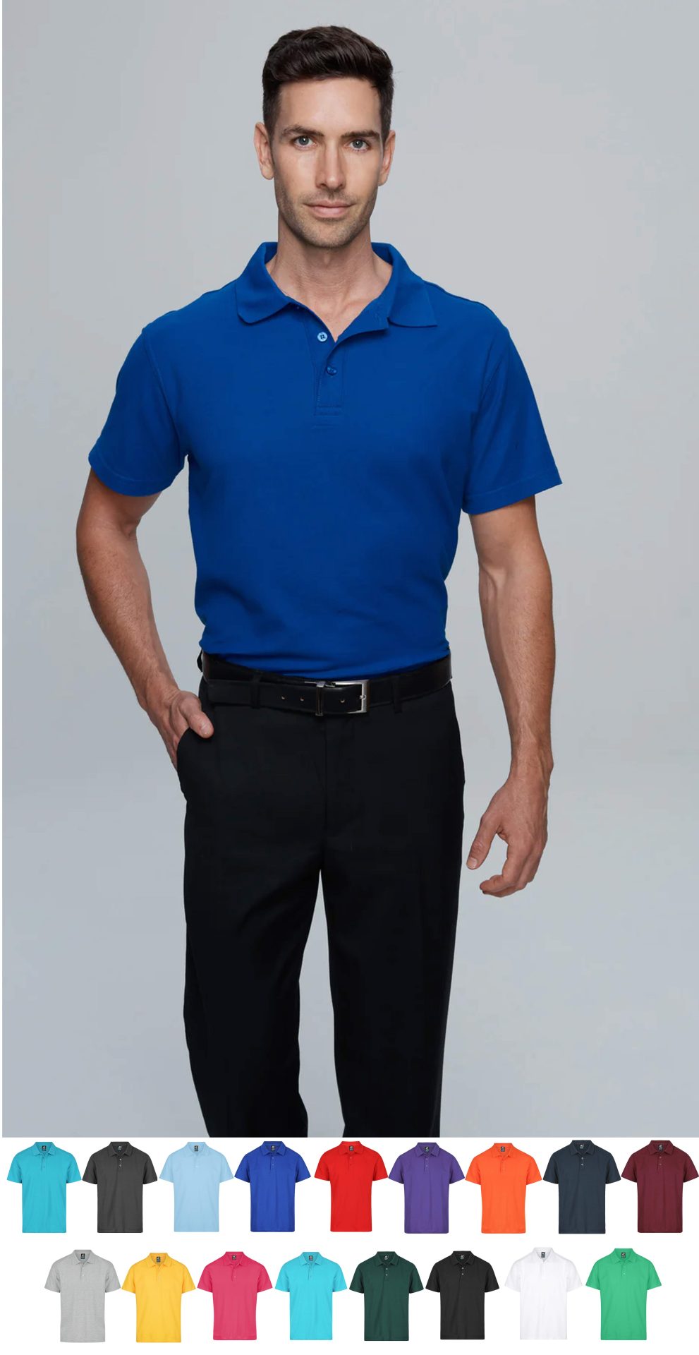 1312 Hunter Mens Polo Shirts Hunter Mens Polo Shirts