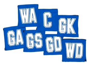 7 A-Side Lotto Velcro Netball Bibs - Royal/White Lotto Velcro Netball Bibs - Royal/White