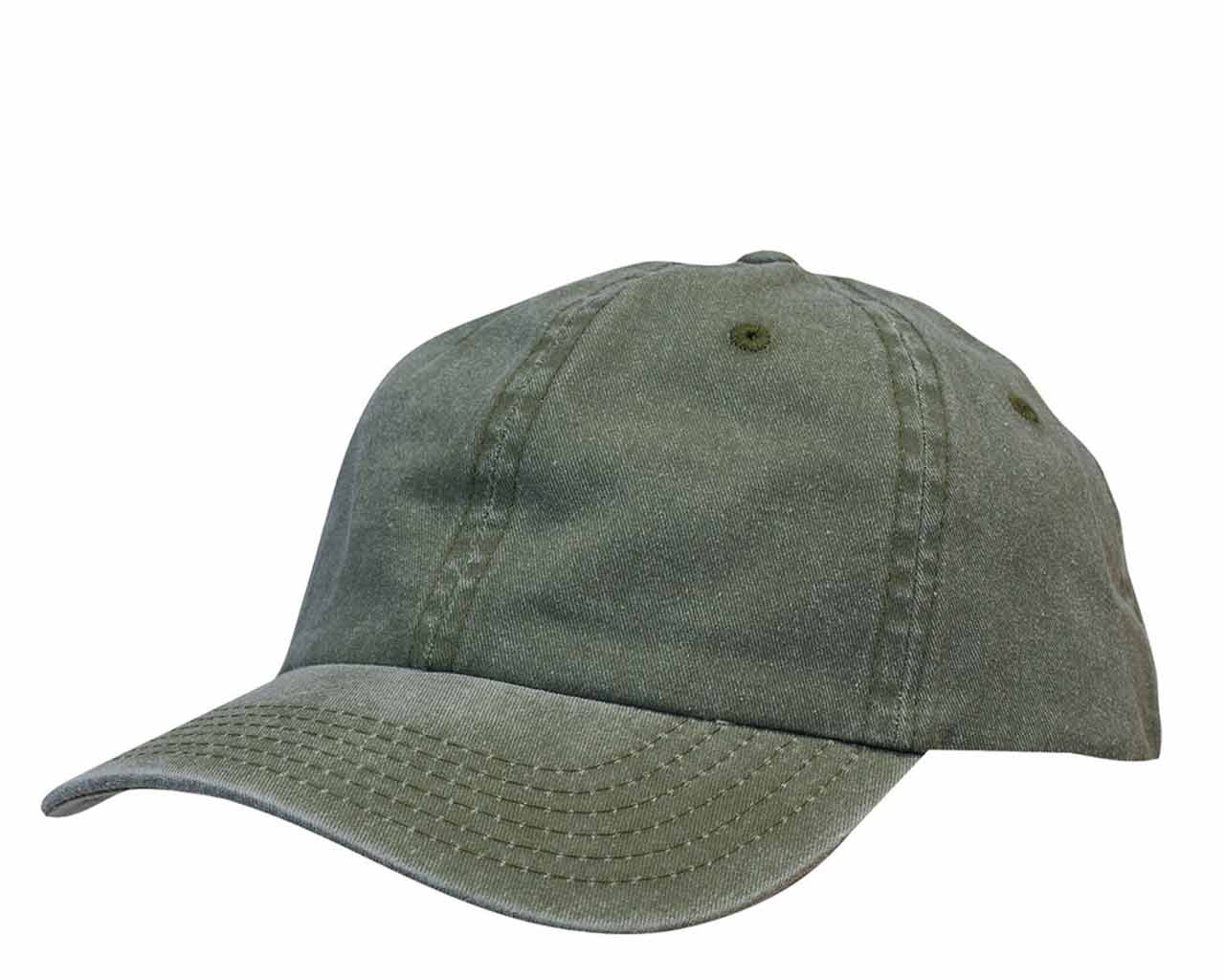 Enzyme Washed Pigment Dyed Cotton Twill Cap Enzyme Washed Pigment Dyed Cotton Twill Cap - Image 3
