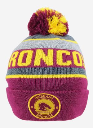 Brisbane Broncos NRL Tundra Beanie
