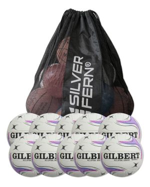 10 x Gilbert Eclipse Match Netball Balls