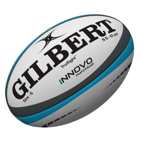 10 X Gilbert INNOVO Match Rugby Ball - Size 5 + Free MESH BALL CARRY ...