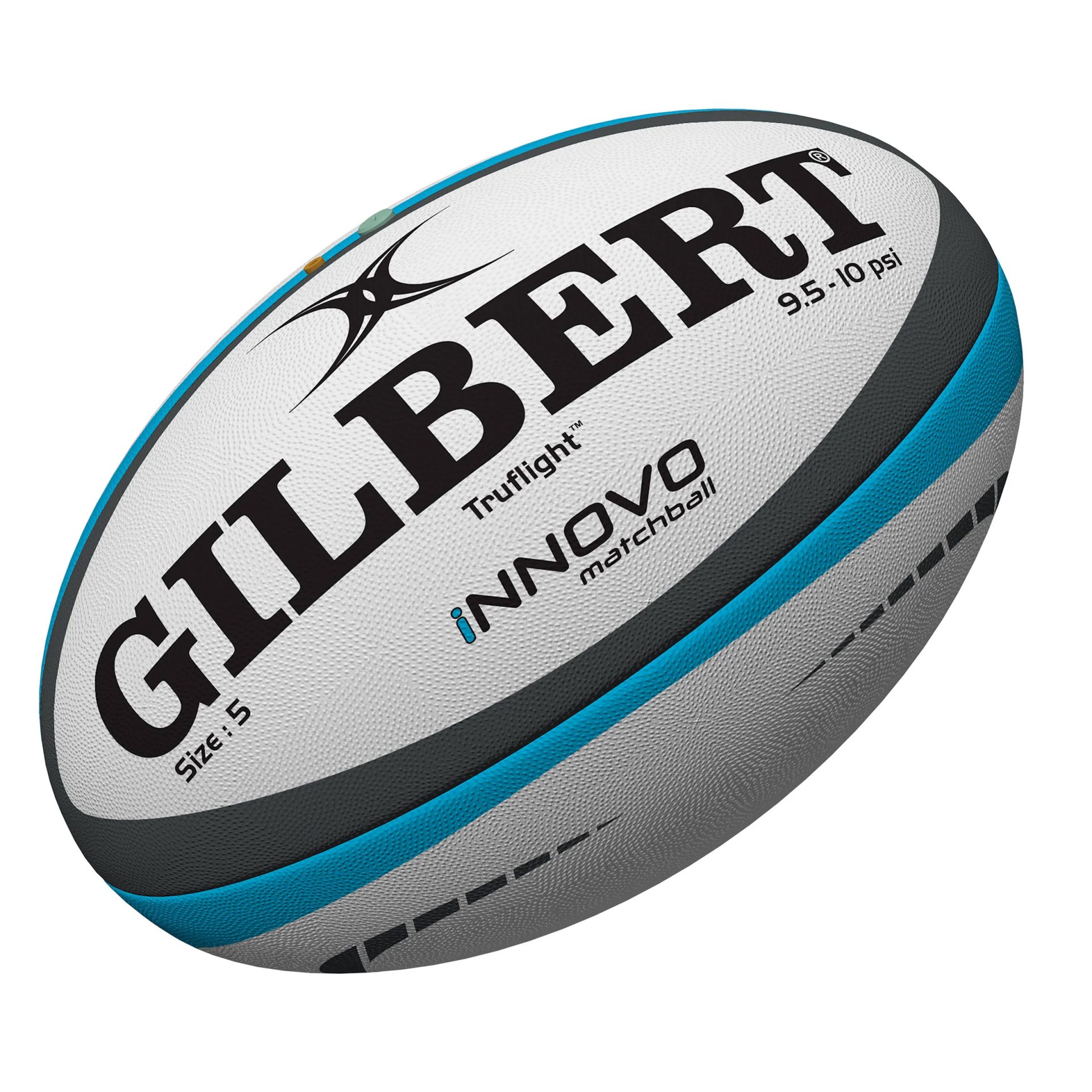 10 x Gilbert INNOVO Match Rugby Ball - Size 5 + <font color="red">Free</font> MESH BALL CARRY BAG Gilbert INNOVO Match Rugby Ball