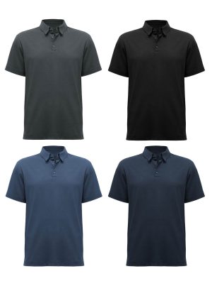 Mens Lotus Short Sleeve Polo
