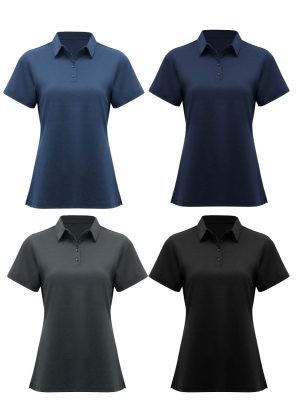 Womens Lotus Short Sleeve Polo