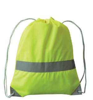 HI VIZ BACKSACK - HI VIZ YELLOW