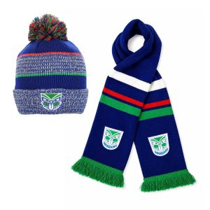 NZ Warriors NRL Retro Scarf & Blitz Beanie Set NZ Warriors NRL Retro Scarf & Blitz Beanie Set