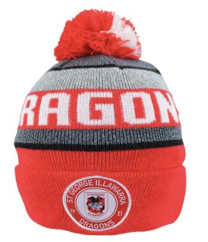 St. George Illawarra Dragons NRL Tundra Beanie St. George Illawarra Dragons NRL Tundra Beanie