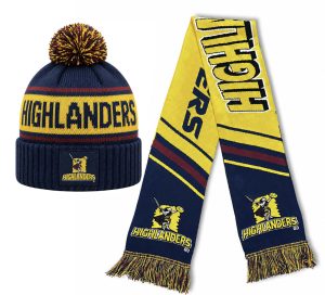 Highlanders Striker Beanie & Velocity Scarf Set