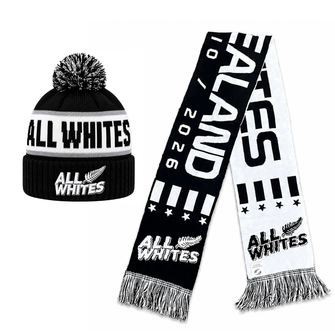 All Whites Beanie and Scarf Set All Whites Beanie and Scarf Set