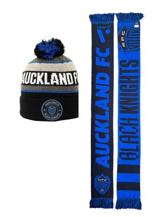 Auckland FC Tundra Beanie & Defender Scarf