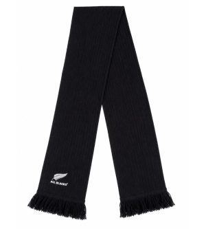 All Blacks Rib Knit Scarf