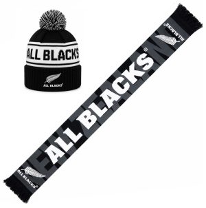 All Blacks Striker Beanie & Wordmark Scarf