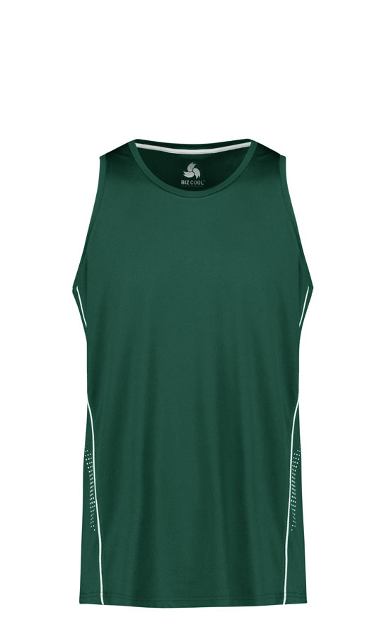 SG319M Balance Mens Singlet SG319M Balance Mens Singlet Forest White