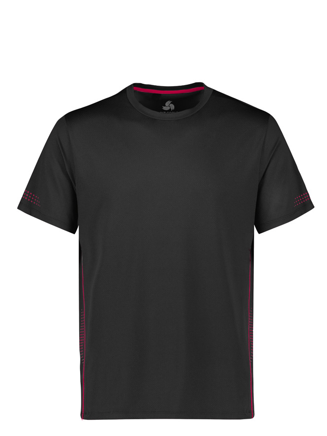 T318MS Balance Mens Short Sleeve Tee T318MS Balance Mens Short Sleeve Tee Black Red