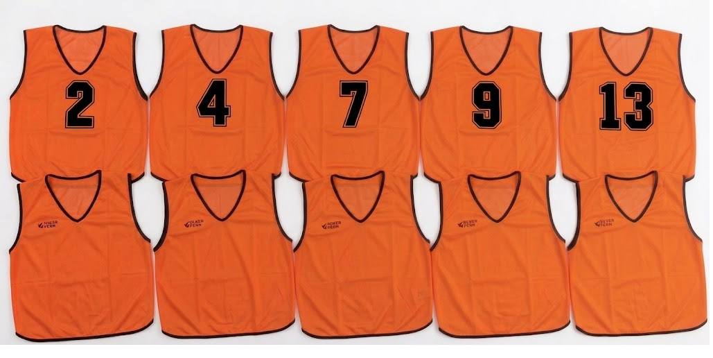 Fine Mesh Training Bibs Numbered 2-11 (set of 10) Fine Mesh Training Bibs Numbered