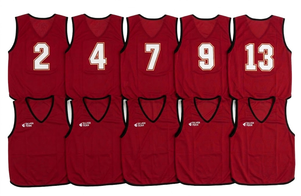 Fine Mesh Training Bibs Numbered 2-11 (set of 10) Fine Mesh Training Bibs Numbered
