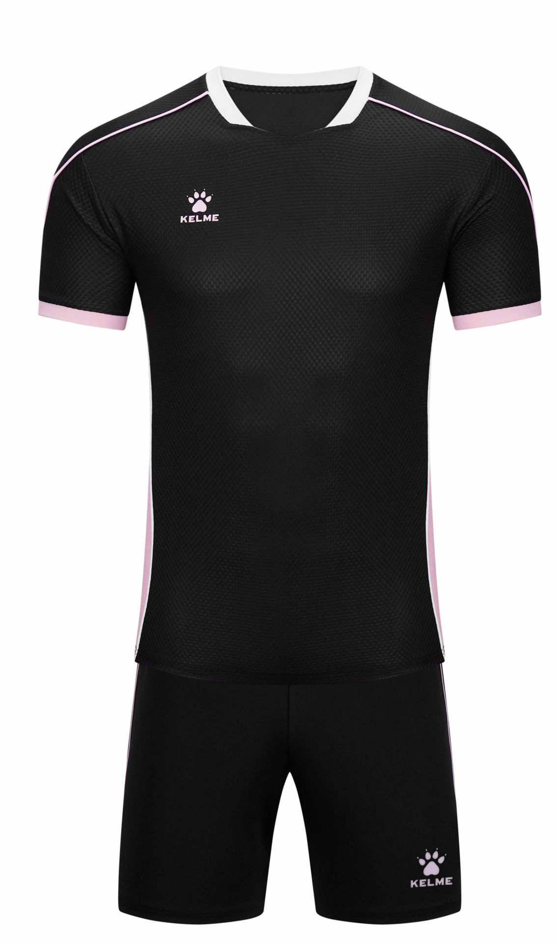 Kelme Adults Short Sleeve Football Set 8651ZB12490 Kelme Adults Short Sleeve Football Set Black