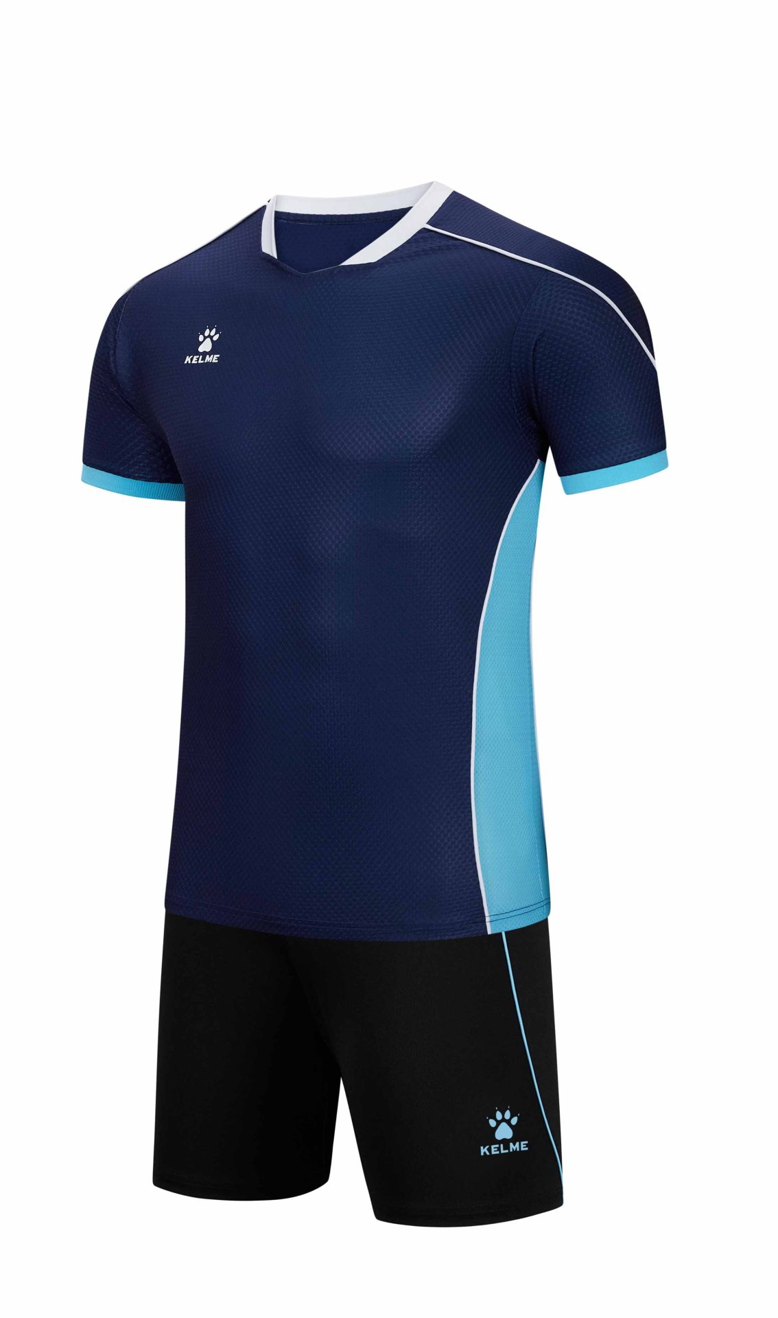 Kelme Adults Short Sleeve Football Set 8651ZB12490 Kelme Adults Short Sleeve Football Set Blue