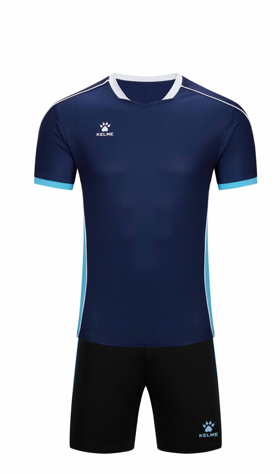Kelme Adults Short Sleeve Football Set 8651ZB12490 Kelme Adults Short Sleeve Football Set Blue
