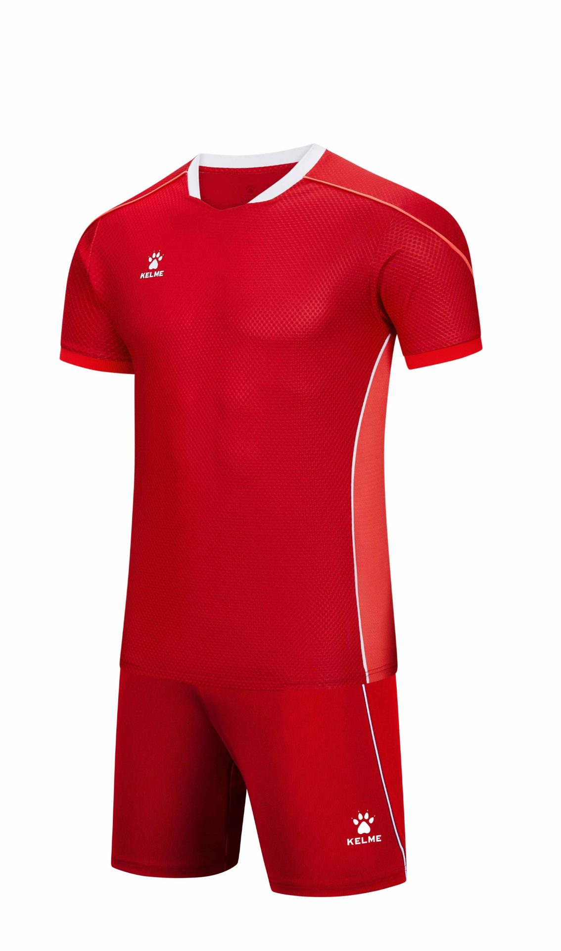 Kelme Adults Short Sleeve Football Set 8651ZB12490 Kelme Adults Short Sleeve Football Set Red