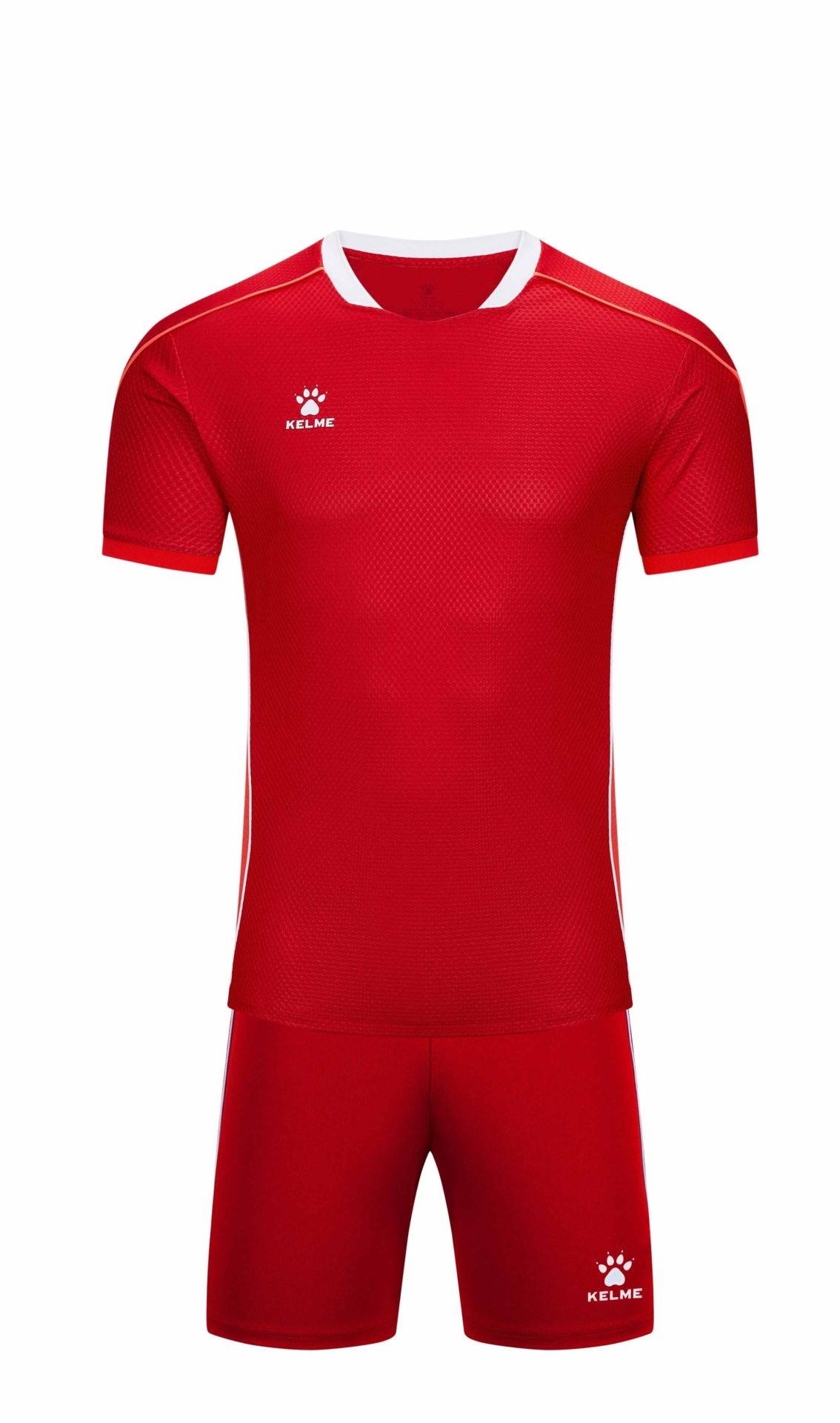Kelme Adults Short Sleeve Football Set 8651ZB12490 Kelme Adults Short Sleeve Football Set Red