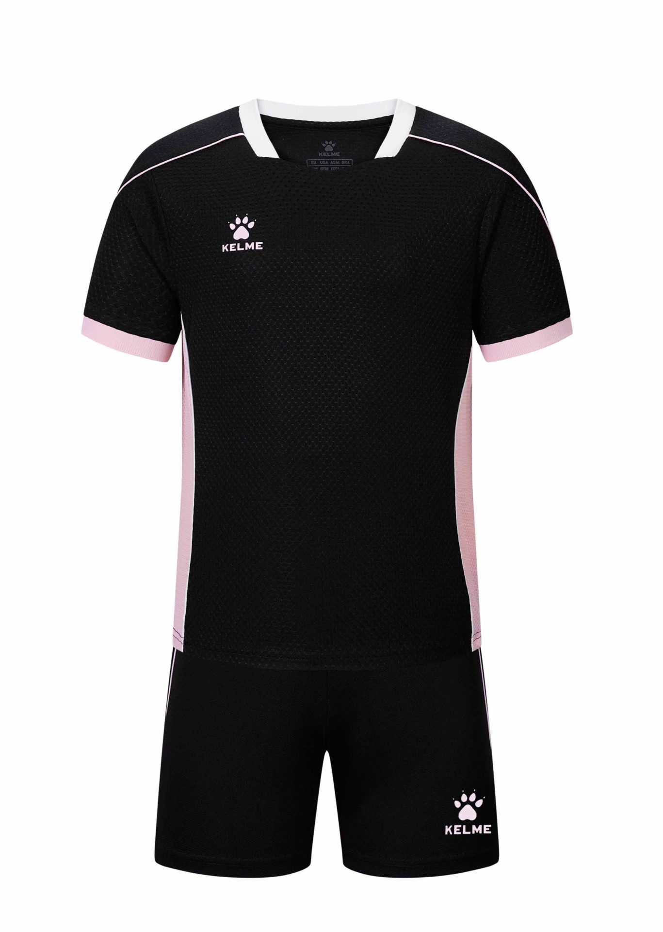 Kelme Kids Short Sleeve Football Set Kelme Kids Short Sleeve Football Set Black