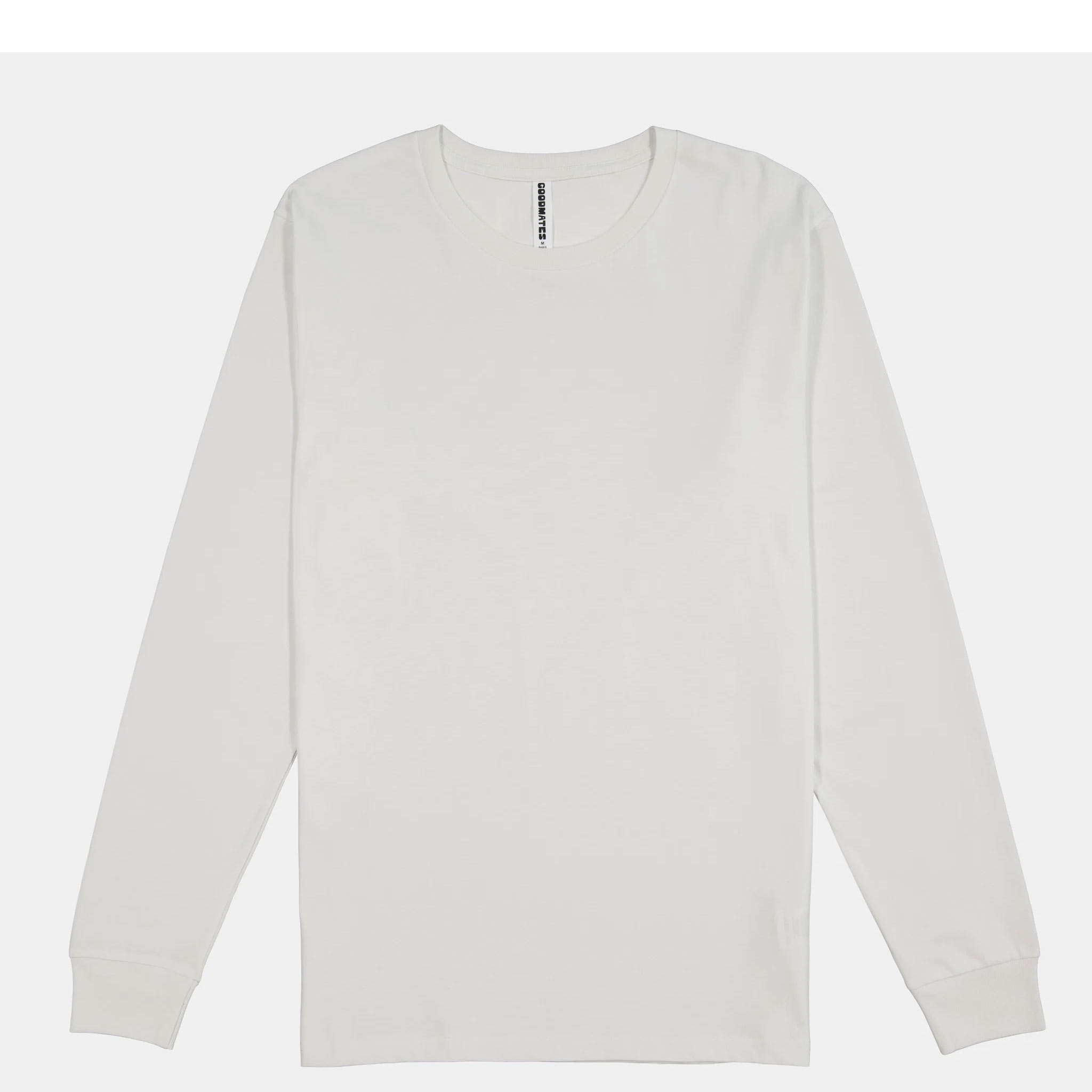 Basis Mens Long Sleeve Tee Basis Mens Long Sleeve Tee Ecru