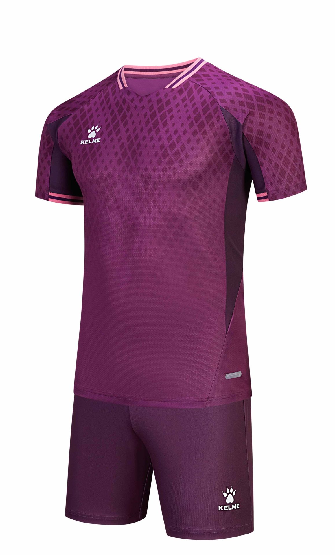 Kelme Adults Football Kit - Parma Kelme Adults Football Kit Purplish Red