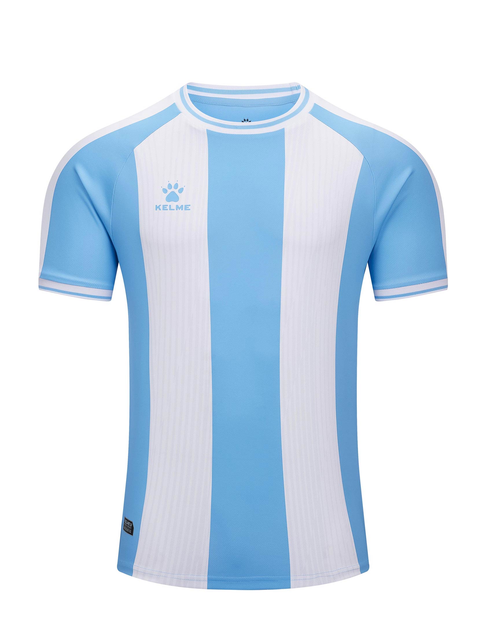 Kelme Adults Short Sleeve Football Shirt - Athens 7451ZB1795 Kelme Adults Short Sleeve Football Shirt Sky White