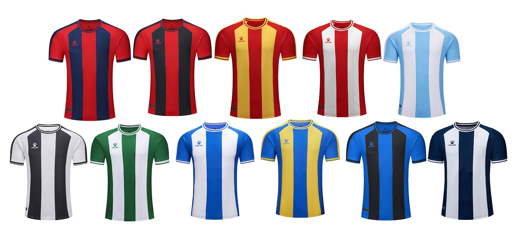 Kelme Adults Short Sleeve Football Shirt - Athens 7451ZB1795 Kelme Adults Short Sleeve Football Shirt