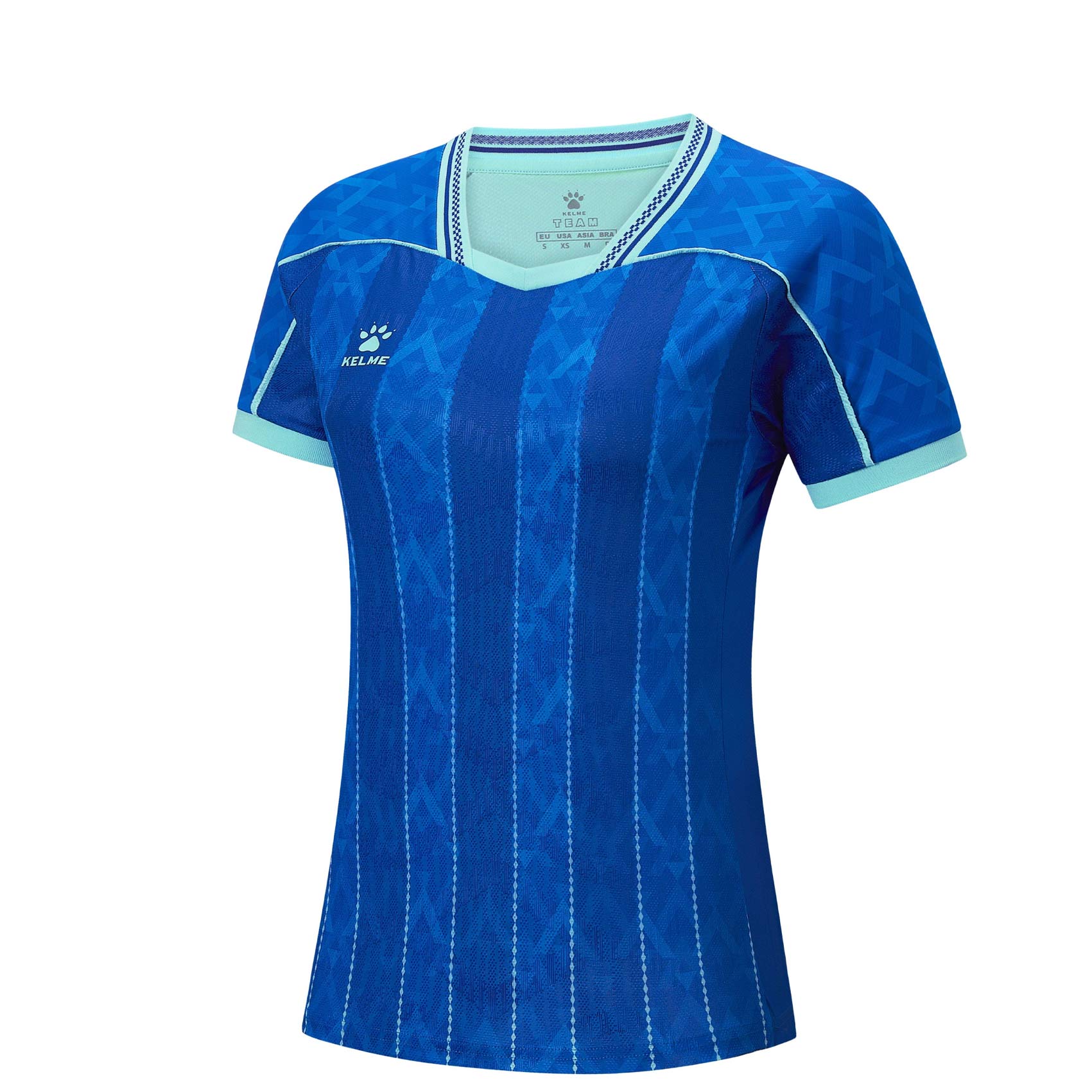 Kelme Women's Short Sleeve Football Shirt - Fiorentina 8651ZB23511 Kelme Women's Short Sleeve Football Shirt Royal Blue